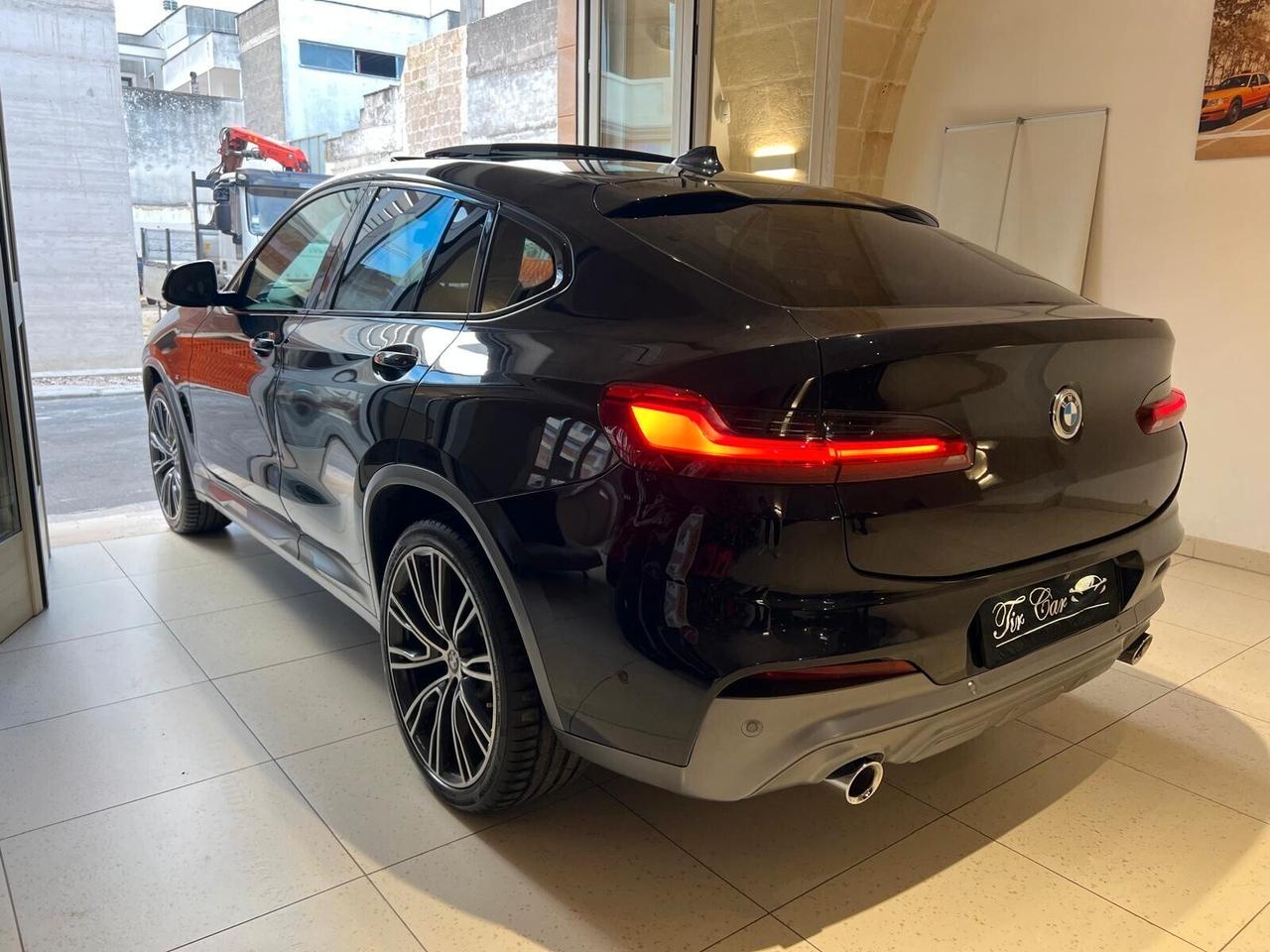 BMW X4 M-SPORT X 2.0 X-DRIVE 190CV TETTO PELLE NAVI ANNO 2019