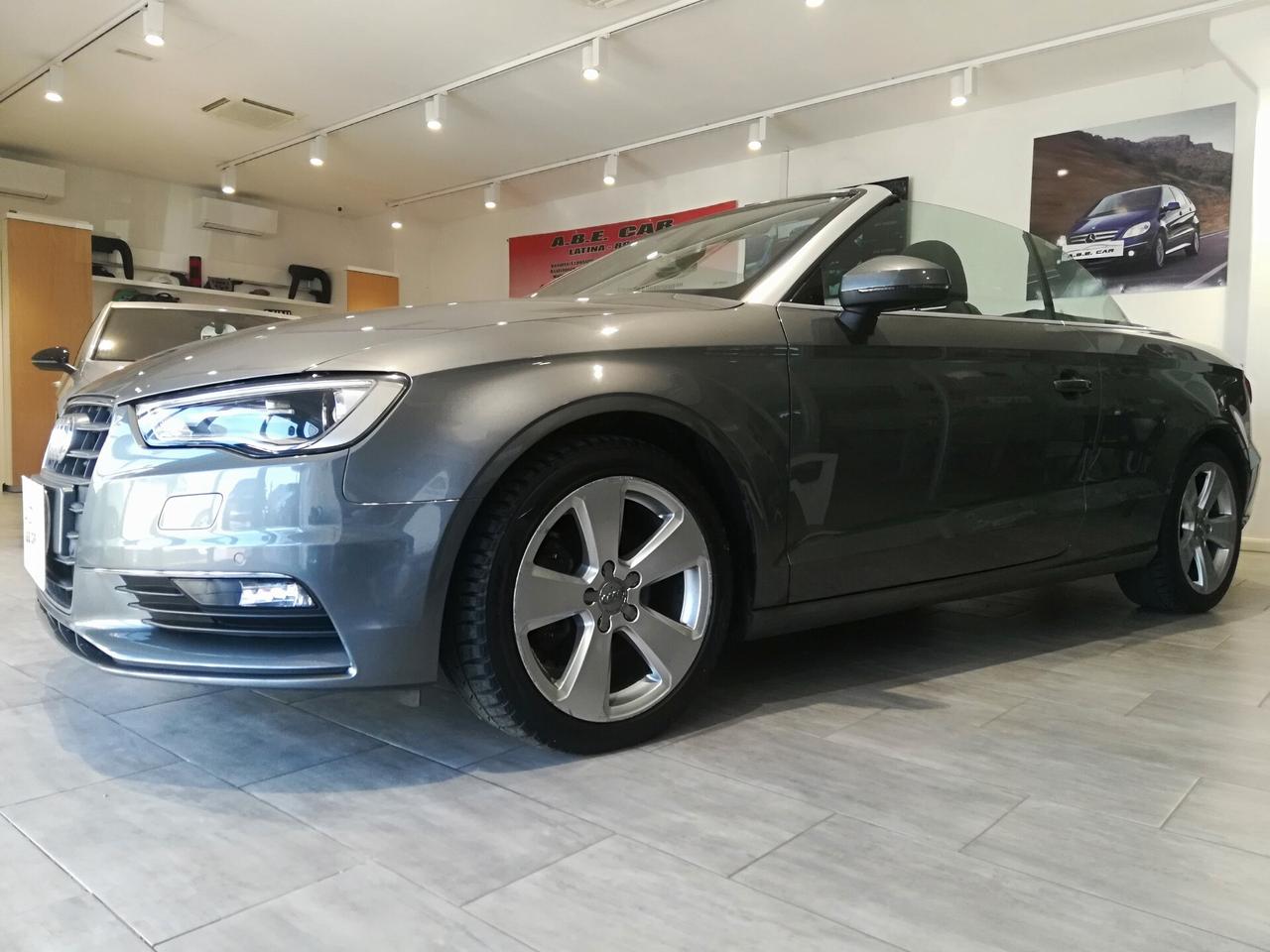 AUDI - A3 Cabrio - 2.0 TDI cl.d S tr. Ambition - EURO6 - FINANZIABILE - RITIRO PERMUTE