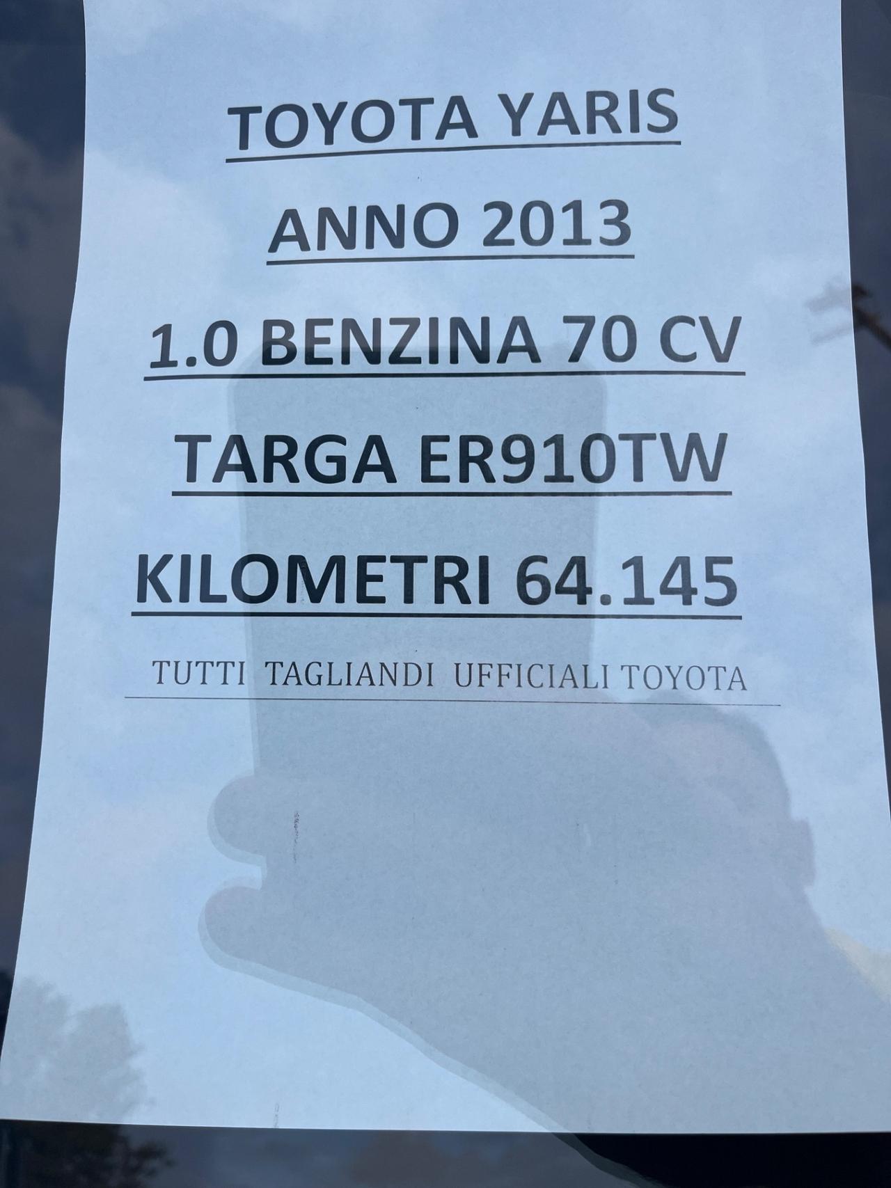 Toyota Yaris 1.0 BENZINA KM 64000
