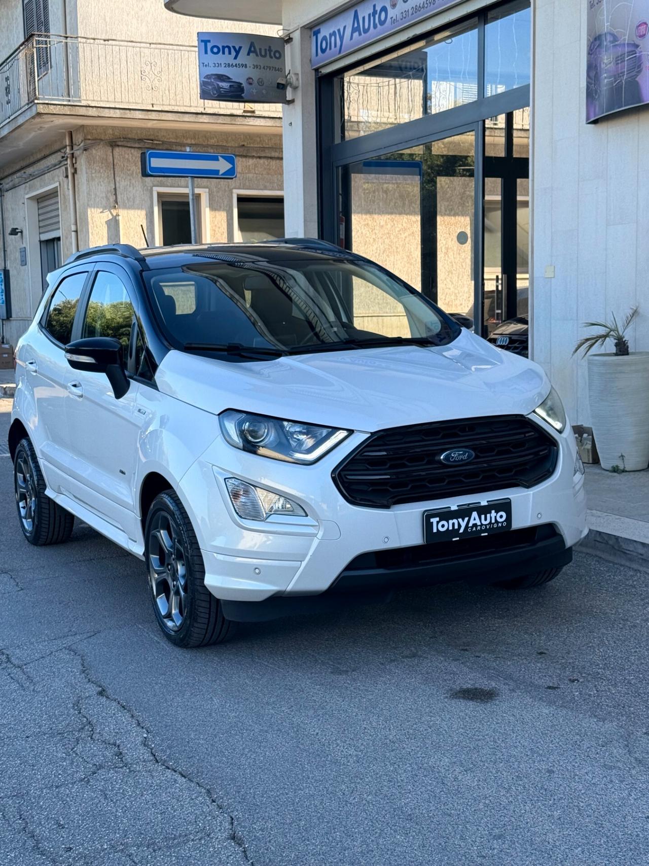 Ford EcoSport 1.5 ecoblue ST-Line Black Edition NAVI,TELECAMERA,ANDROID AUTO,APP CONNECT,ALCANTARA,SCHERMO DIGITAL