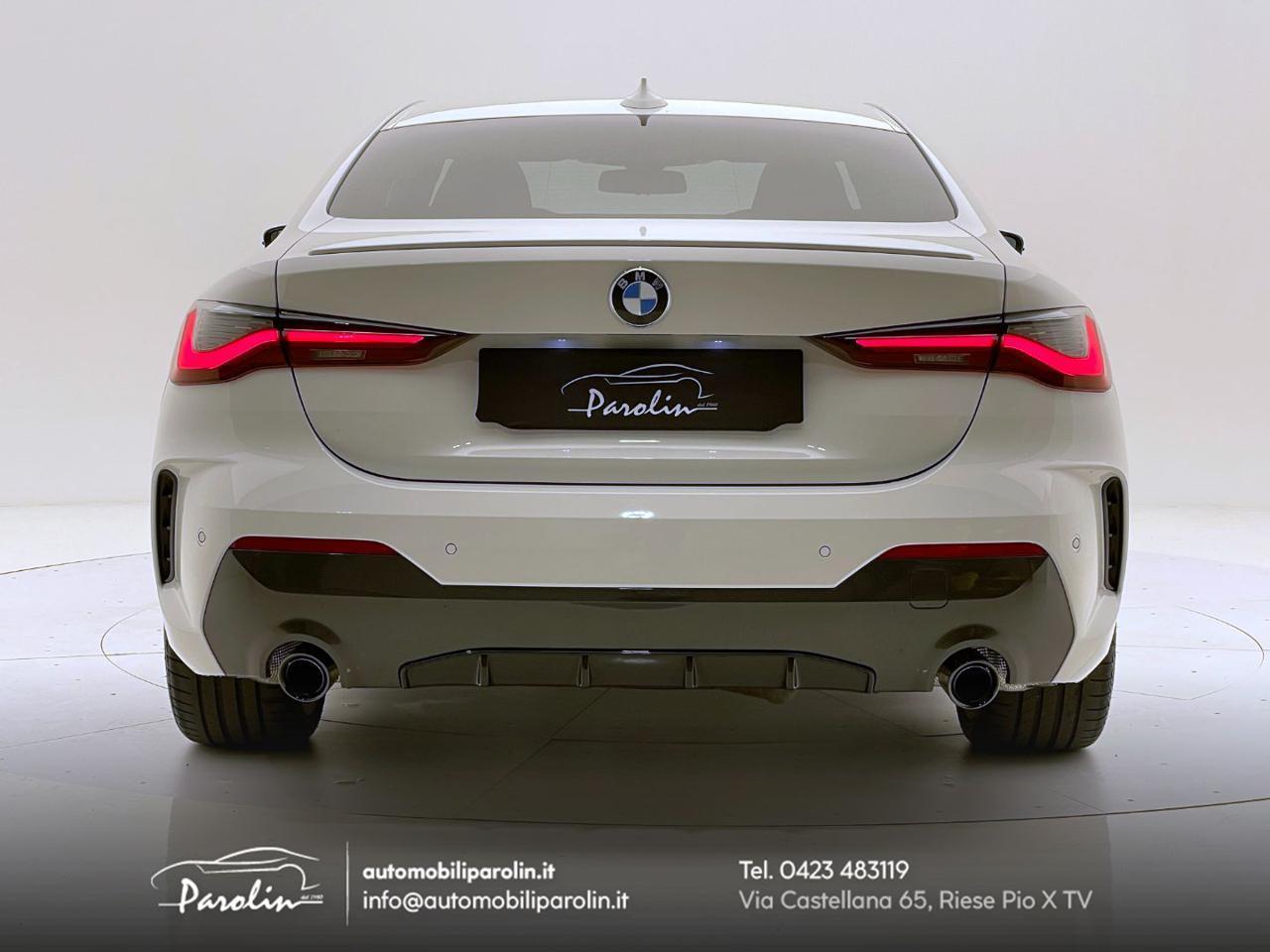 BMW 420 d 48V Coupé Msport Tetto-Spoiler M-Black pack-19''