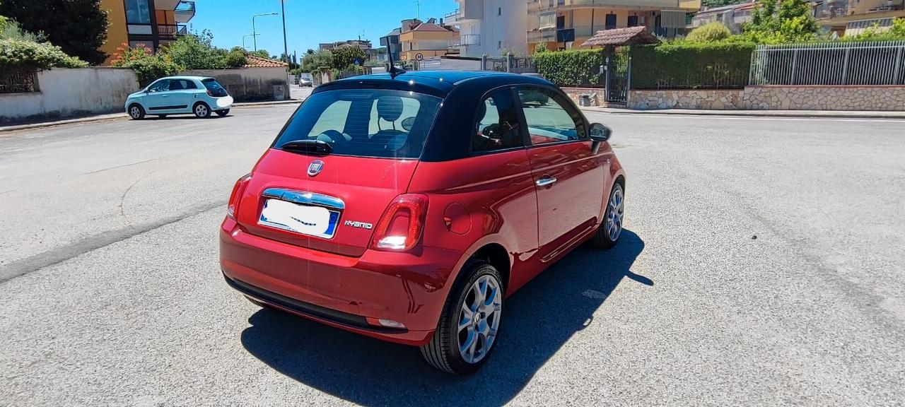 Fiat 500 1.0 Hybrid Sport bicolore neopatentati full optional