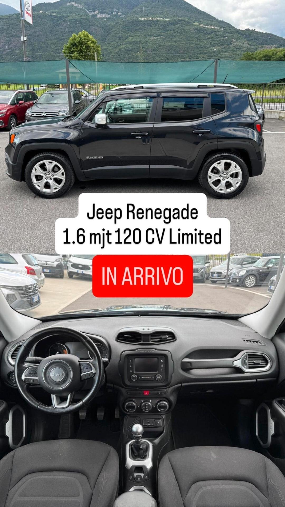 Jeep Renegade 1.6 Mjt 120 CV Limited
