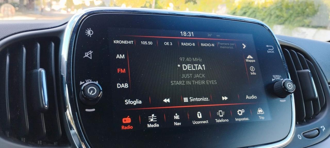Fiat 500 1.2 "S" Connect Blu Italia