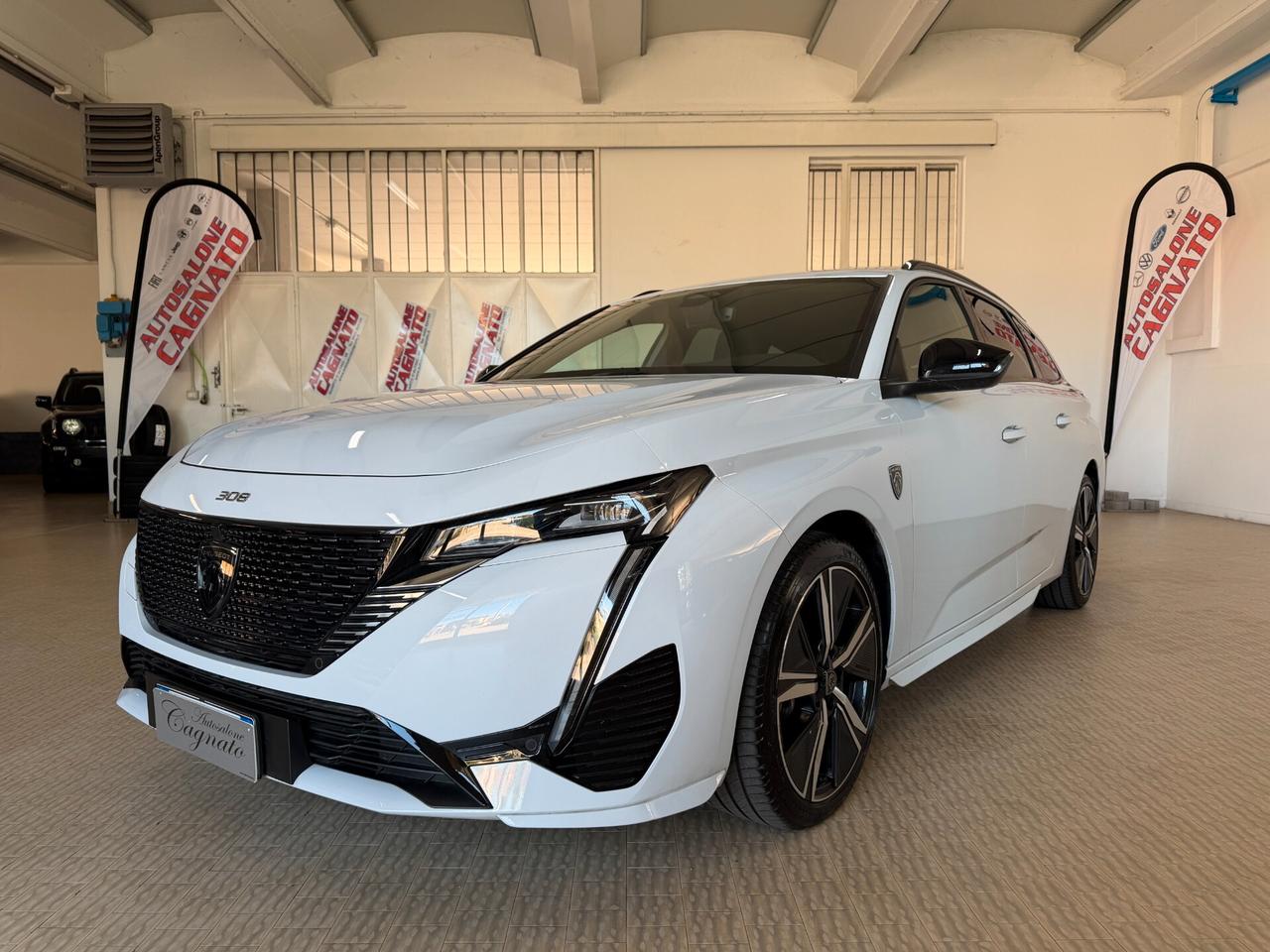 Peugeot 308 Hybrid 145 e-DCS6 SW GT 2025 BIANCO PERLA