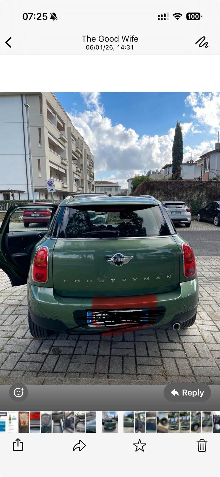 Mini One Countryman 1.6 D UNICO PROPRIETARIO CON GARANZIA COMPLETA EUROPEA DELLA CONFORMGEST X 12 MESI RINNOVABILE FINO A 60 MESI