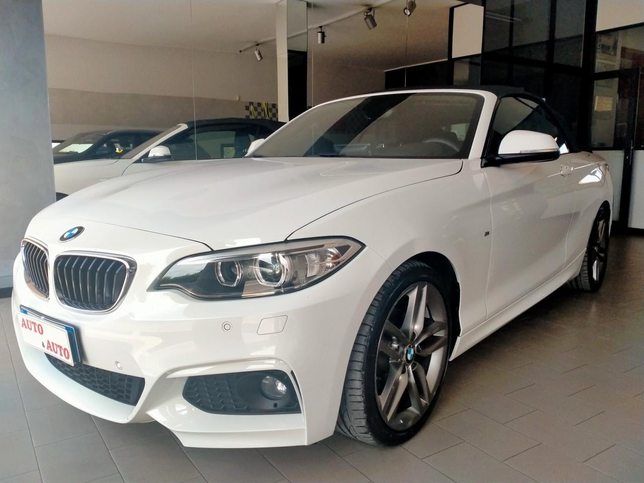 BMW 218 D CABRIO F23 150CV MSPORT STEPTRONIC / FULL SVC BMW / CAMERA