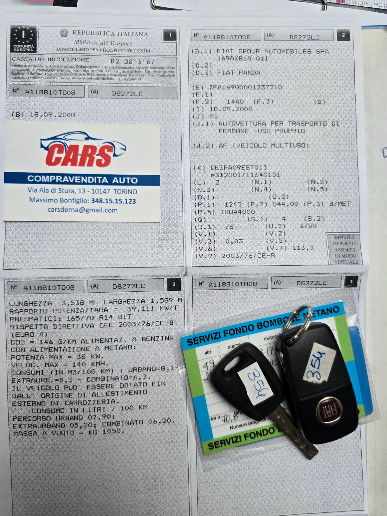 Fiat Panda 1.2 Dynamic Natural Power