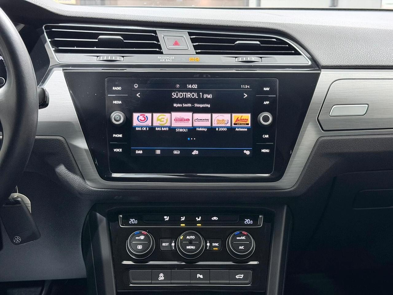 VW TOURAN 2.0TDI 150CV 7POSTI GANCIO TRAINO 2019