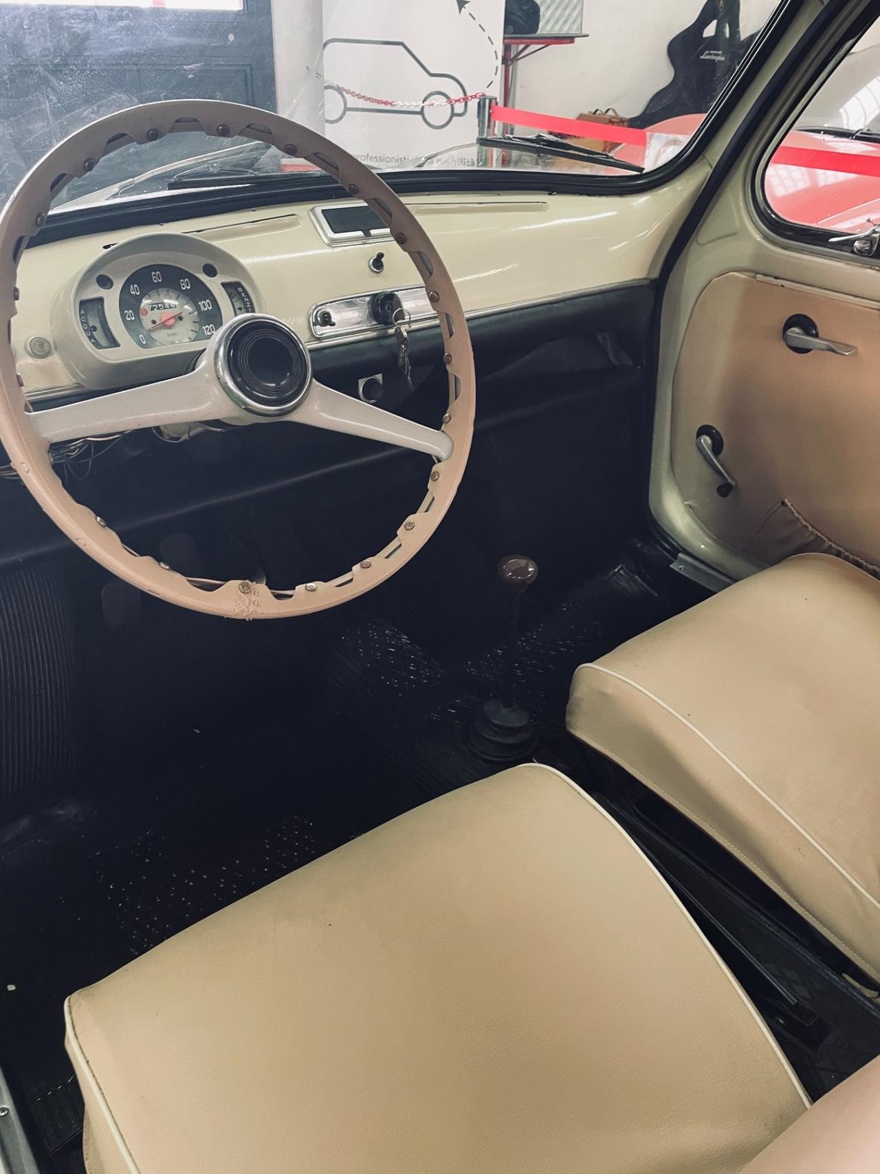 Fiat 600D Targa Originale PERMUTE RATE