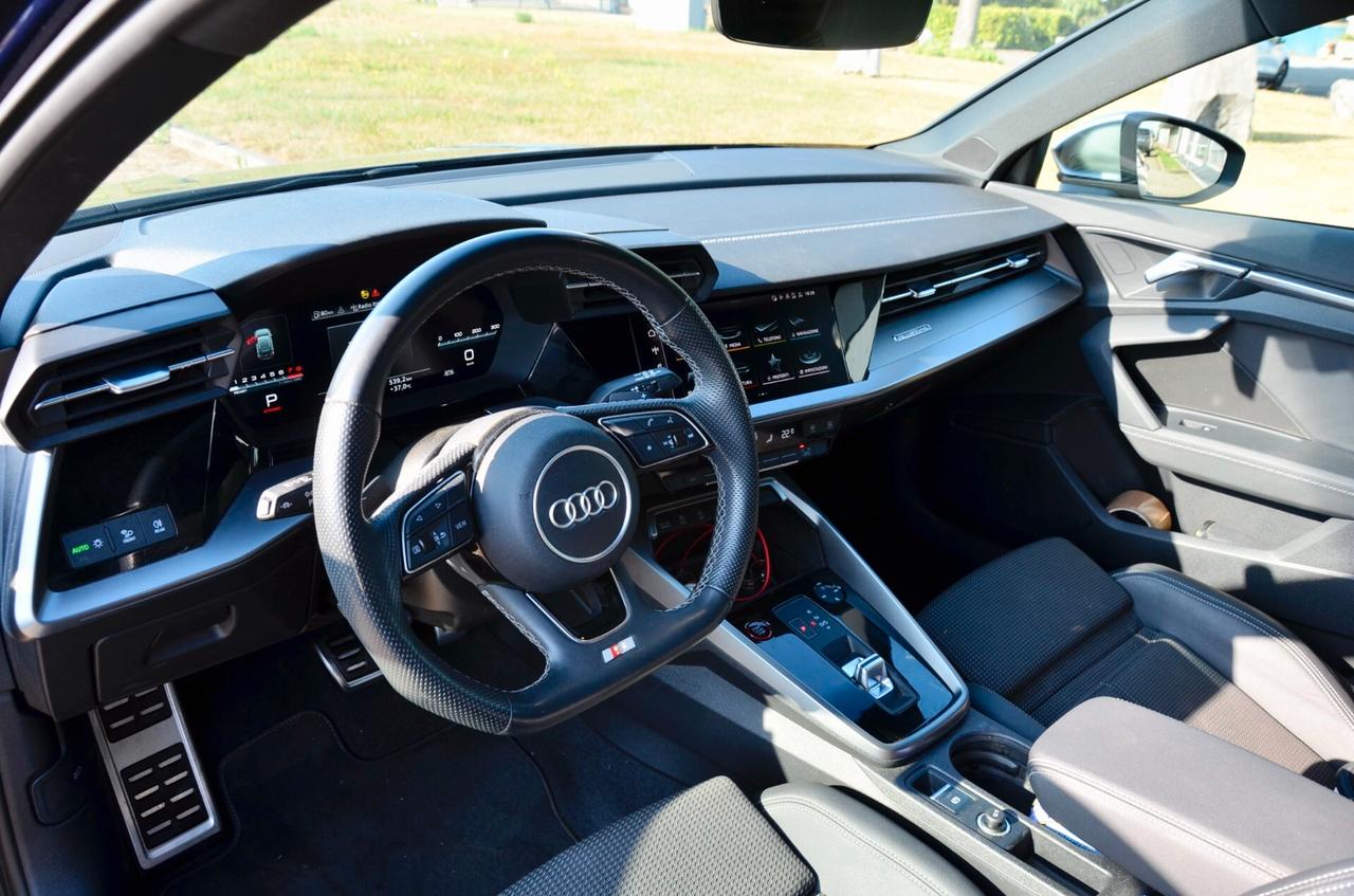 AUDI S3 SPORTBACK 2.0 TFSI QUATTRO S-TRONIC 310cv, UNICOPROPRIETARIO, SERVICE AUDI, EURO 6D, FARI LED, NAVI, PERMUTE