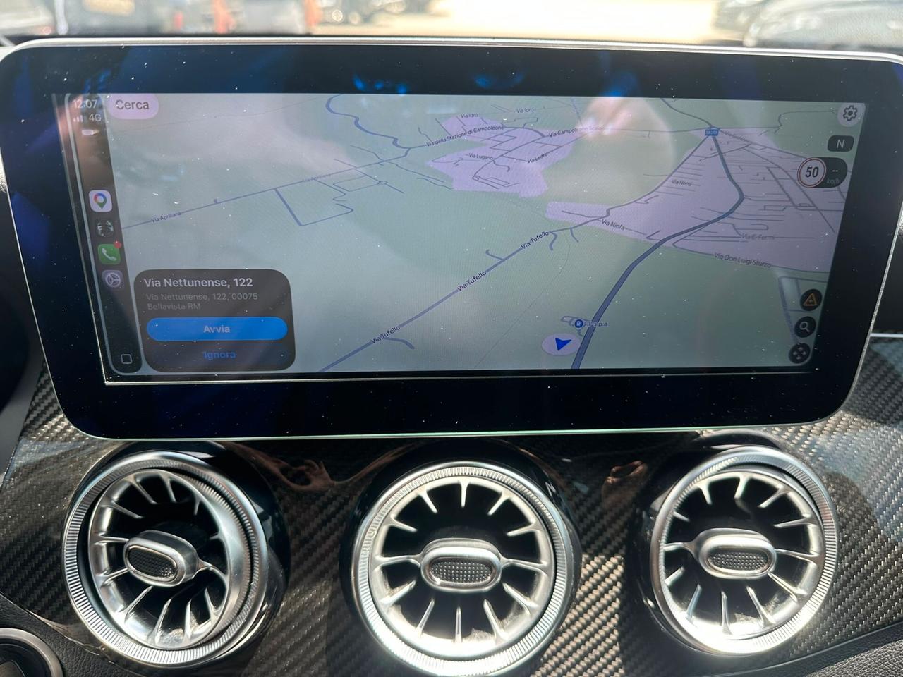 Mercedes-benz CLA 45 AMG 4MATIC/ 360CV/ CARBONIO/ RETRO-CAMERA/ SEDILI A GUSCIO/ PRONTA CONSEGNA