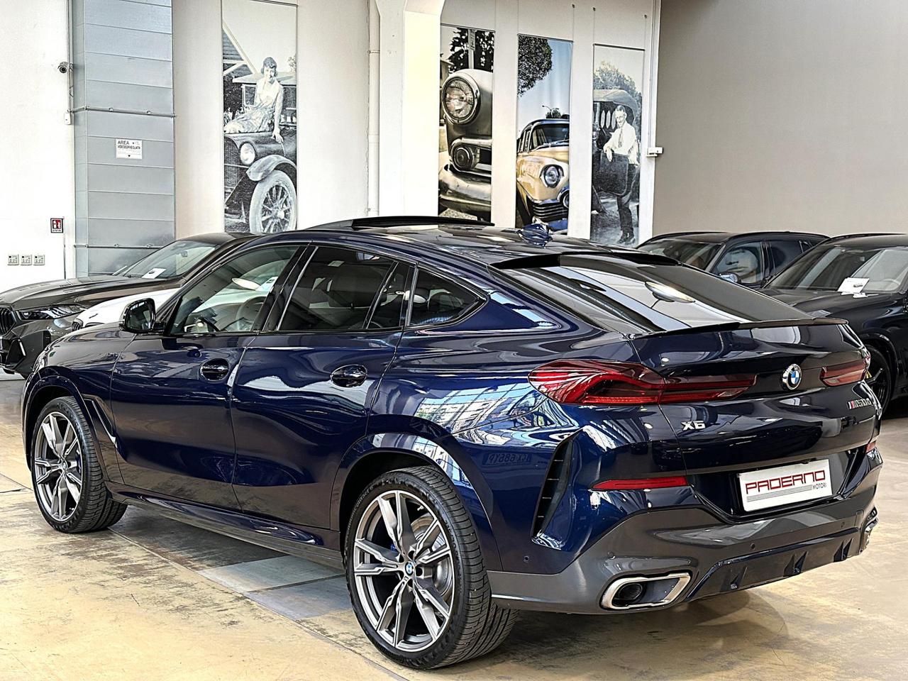 BMW X6 M 50d-Fari Laser-22"-Tetto-Camera 360-Individual-IVA