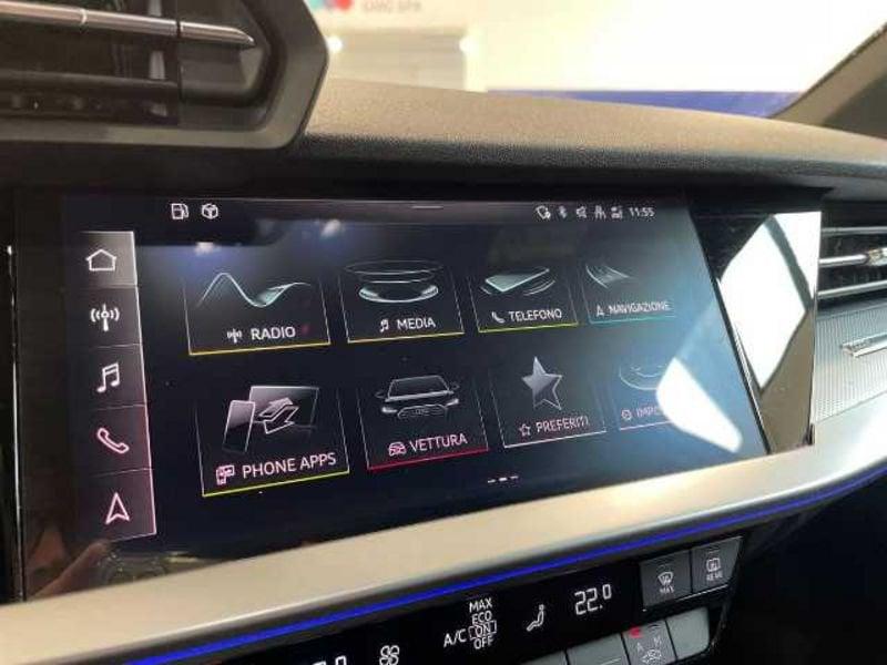 Audi A3 IV 2020 Sportback 45 1.4 tfsi e S line edition s-tronic