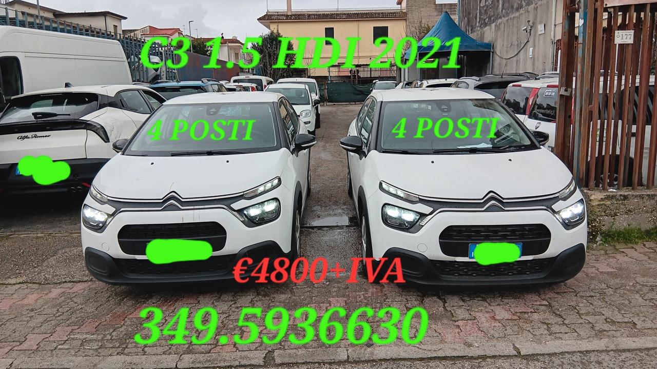 Citroen C3 usata Mondialcars 4 posti