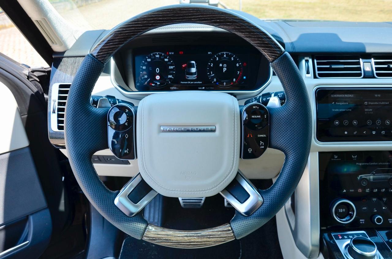 LAND ROVER RANGE ROVER 5.0 V8 S/C AUTOBIOGRAPHY 525cv AUTO, SERVICE LAND ROVER, UNICO UTILIZZATORE, EURO 6D, TETTO, HI-FI MERIDIAN, SEDILI IN PELLE, PERMUTE