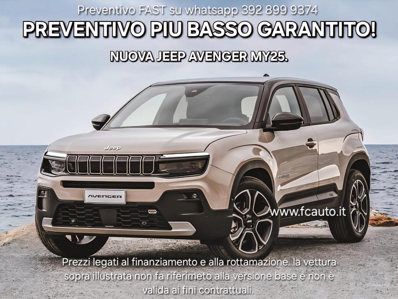 Jeep Avenger 1.2 Turbo 100 CV Longitude - NUOVA DA IMMATRICOLARE