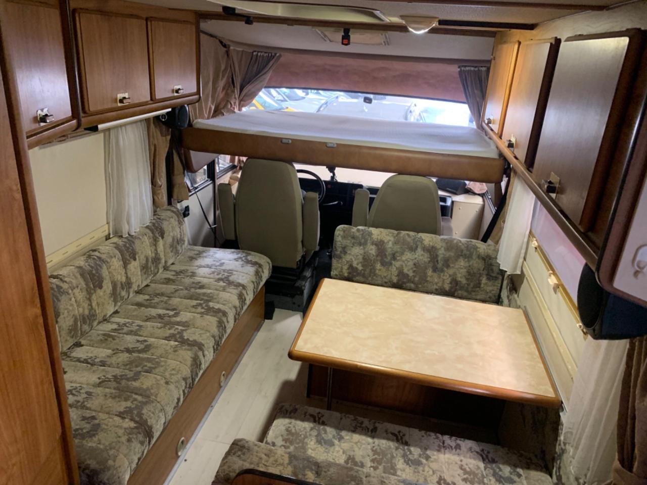 Fiat ducato Hymer 544 2.5cc turbo idrog. porta moto