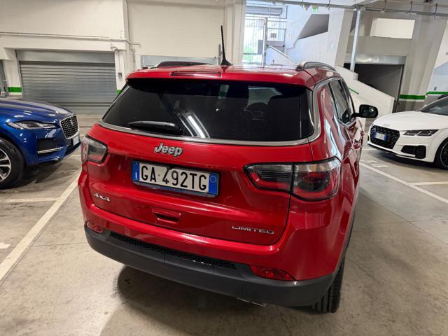 JEEP Compass 2.0 mjt Limited#4wd#140cv#ROSSOPERLA#PELLE#C.LEGA