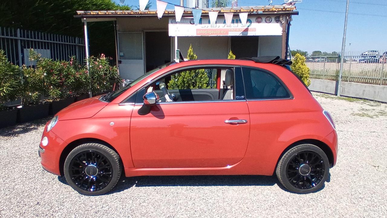 Fiat 500 500C Cabrio 1.2 Rock Cv. 69 Adatta a Neopatentati Versione con colore Fiat Rosso Corsa