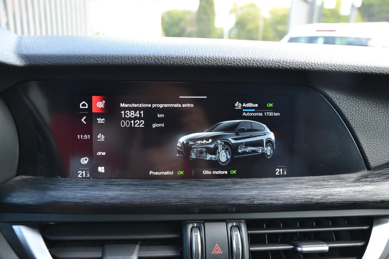 Alfa Romeo Stelvio 2.2 160CV SUPER MY23 SENZA VINCOLI FINANZIARI • UNIPRO' IVA ESPOSTA GARANZIA 12M