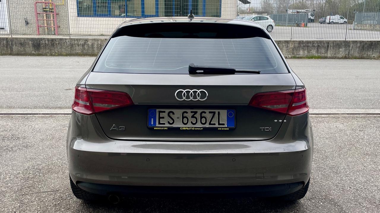 AUDI A3 SPORTBACK 1.6 TDI S-TRONIC AMBITION 110CV - NEOPATENTATI