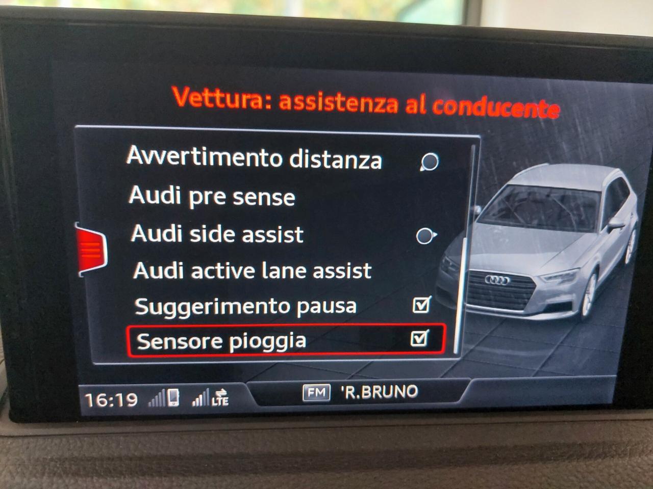 Audi A3 SPB 30 g-tron S tronic Sport LED/NAVI/C17/SEDILI ELETTRICI