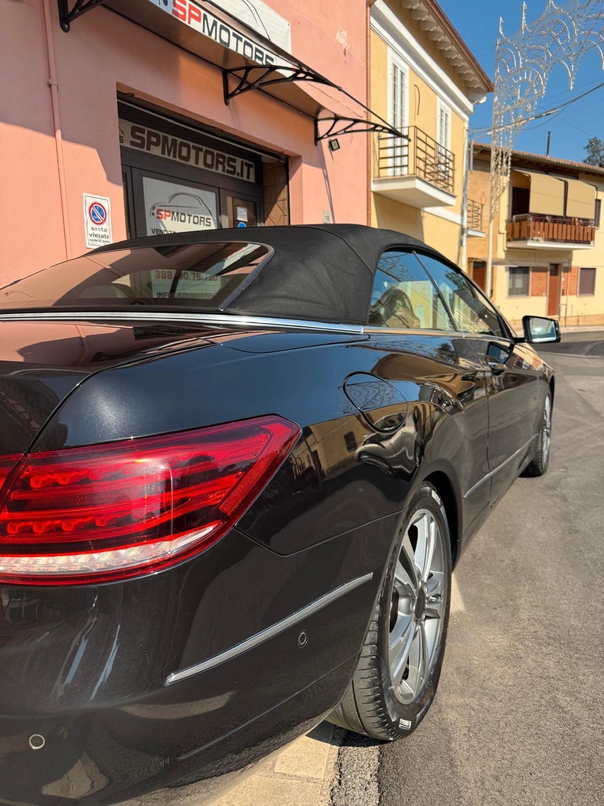 Mercedes-benz E 350 d Cabrio Automatic Premium 252 cv, SERVICE MB, FULL OPT, DA VETRINA, RARA