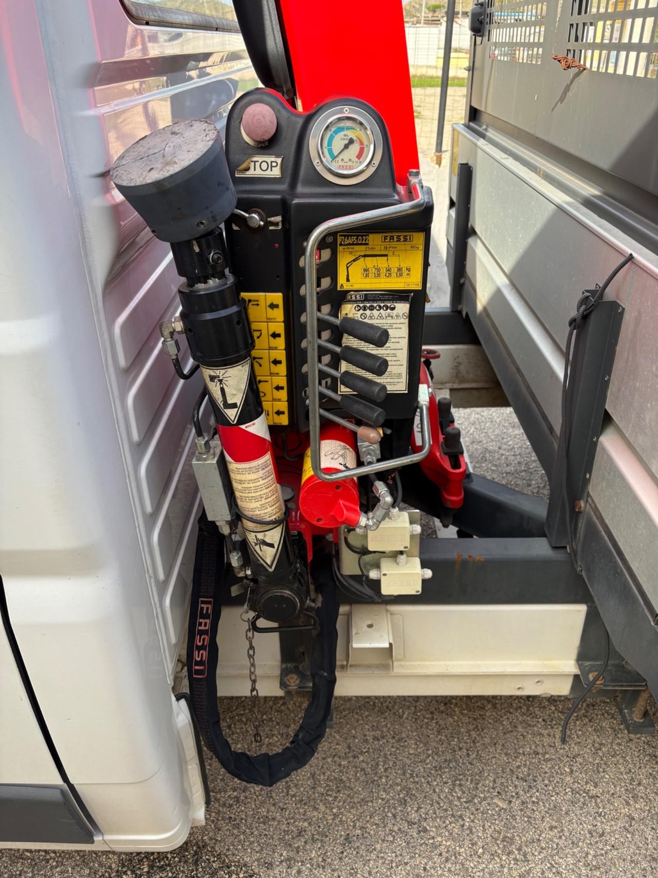 Fiat Ducato Maxi doppia cabina 7 posti gru fassi