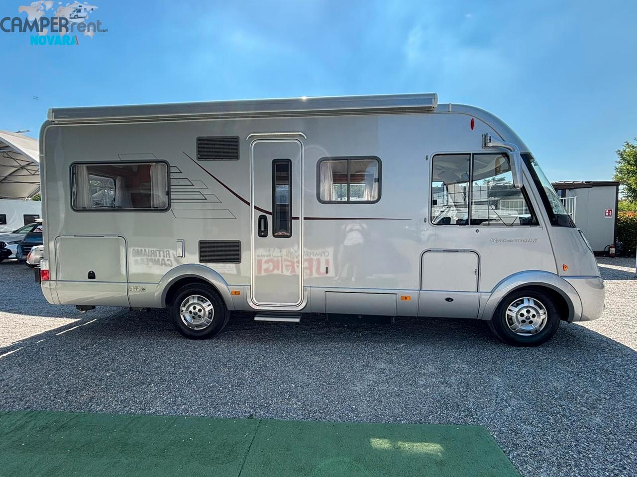 HYMER B654 SL - motorhome con letto alla francese in coda e garage foro 96x87