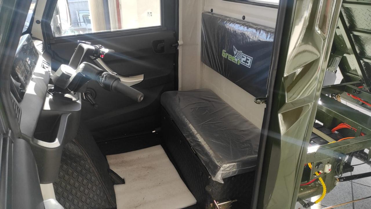 MOTOCARRO ELETTRICO CABINATO RIBALTABILE