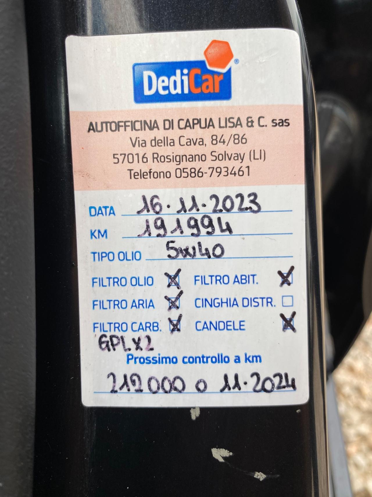 Lancia ypsilon 1.2 GPL gold ecochic 69 CV 51KW