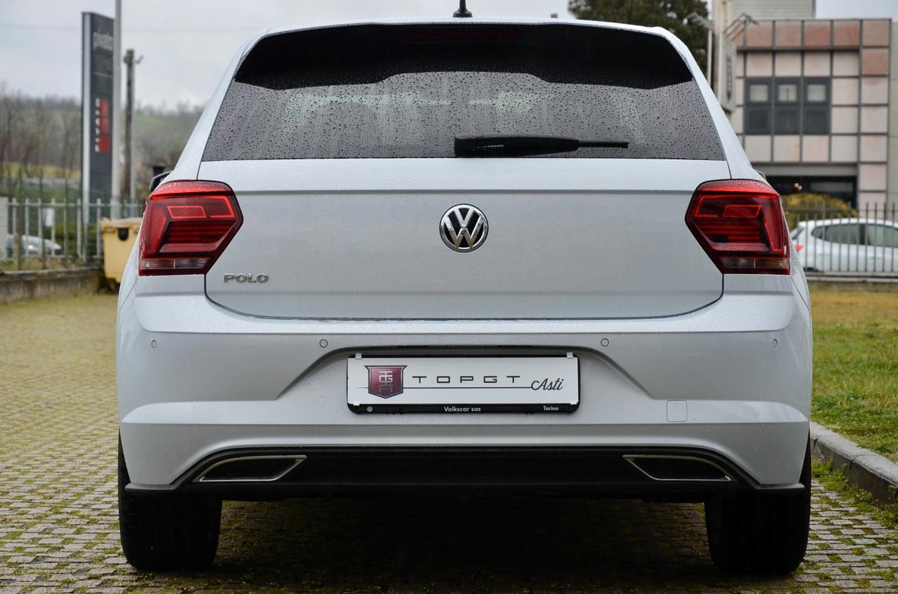 VOLKSWAGEN POLO 5p 1.0 TSI HIGHLINE 115cv, UNICOPROP, SERVICE VW, UFF ITALIANA, EURO 6D, FARI LED, 17", PERMUTE