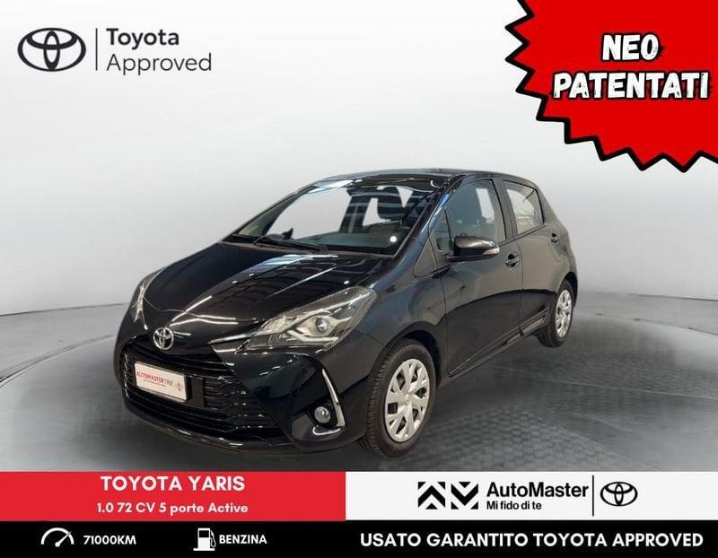Toyota Yaris 1.0 72 CV 5 porte Active - NEOPATENTATI