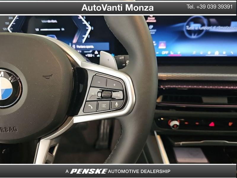 BMW Serie 3 318d Touring mhev 48V MSport auto con gancio traino