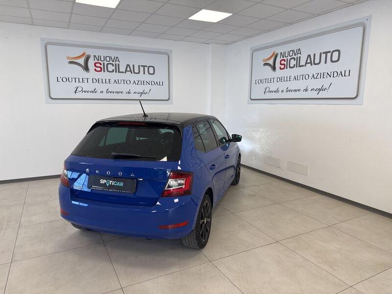 Skoda Fabia III 2015 Berlina 1.0 mpi Twin Color Nero 60cv my19