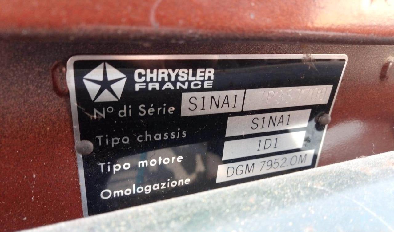 Simca Talbot 1005 GLS - UNIPROPRIETARIO - 1977