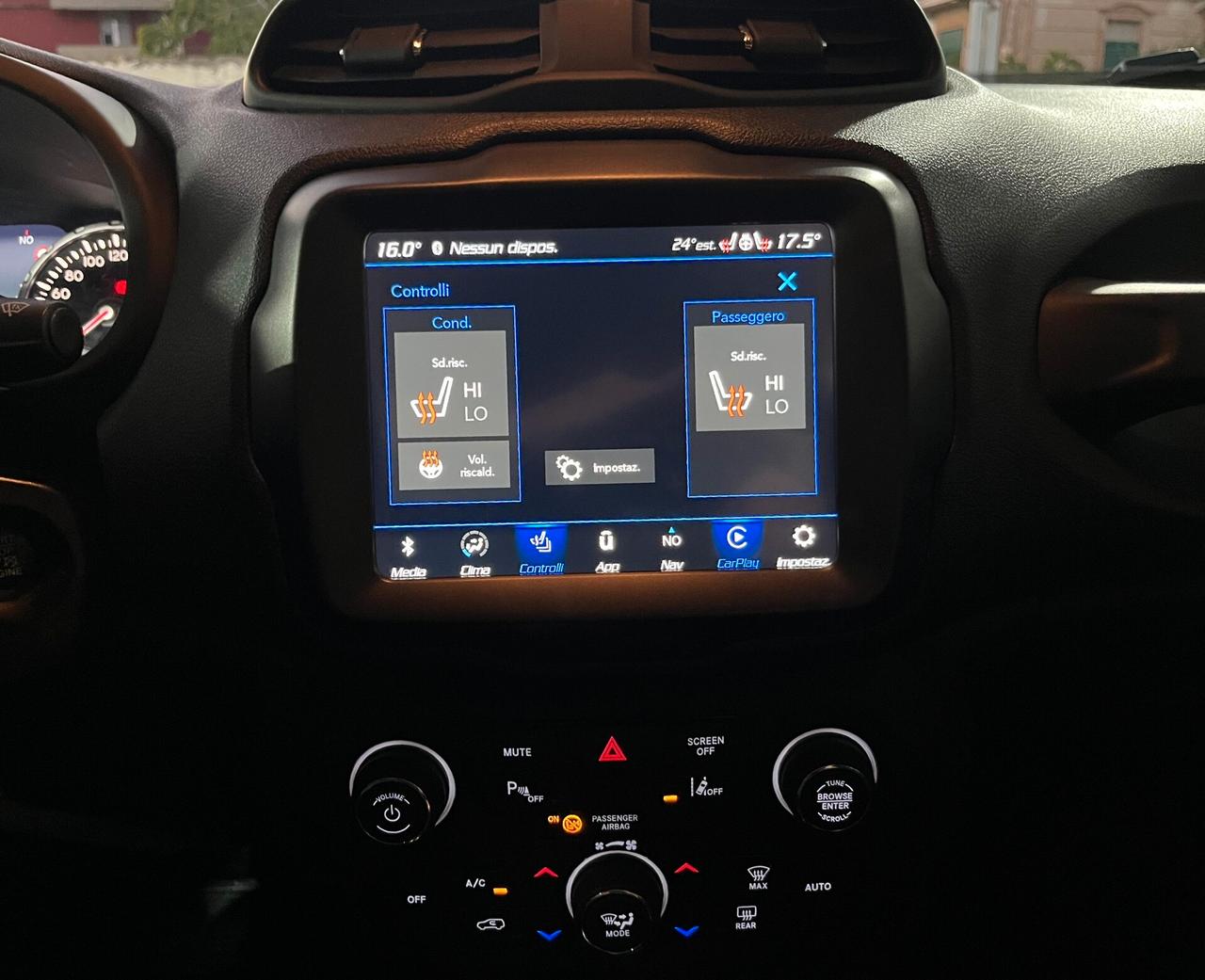 Jeep Renegade 1.6 Mjt 120 CV Black Line Valuto Permute