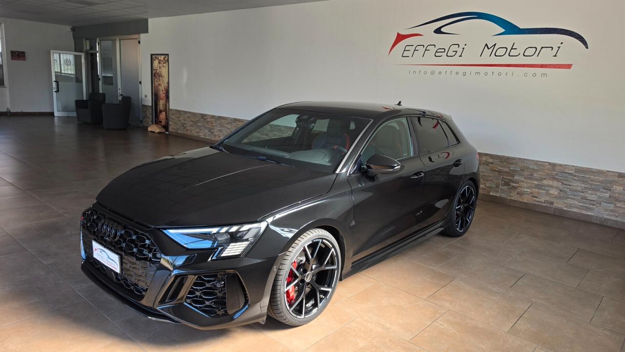 Audi A3 RS 3 SPB TFSI quattro S tronic - FULL OPTIONAL - PERFETTA - FRENI CARBOCERAMICI