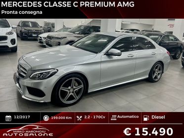 Mercedes classe C 220 Premium AMG finanziabile