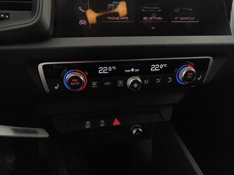 Audi A1 A1 SPB 25 TFSI Identity Black - OK PER NEOPATENTATI ! AUTOVETTURA RISERVATA A RIVENDITORI !!!