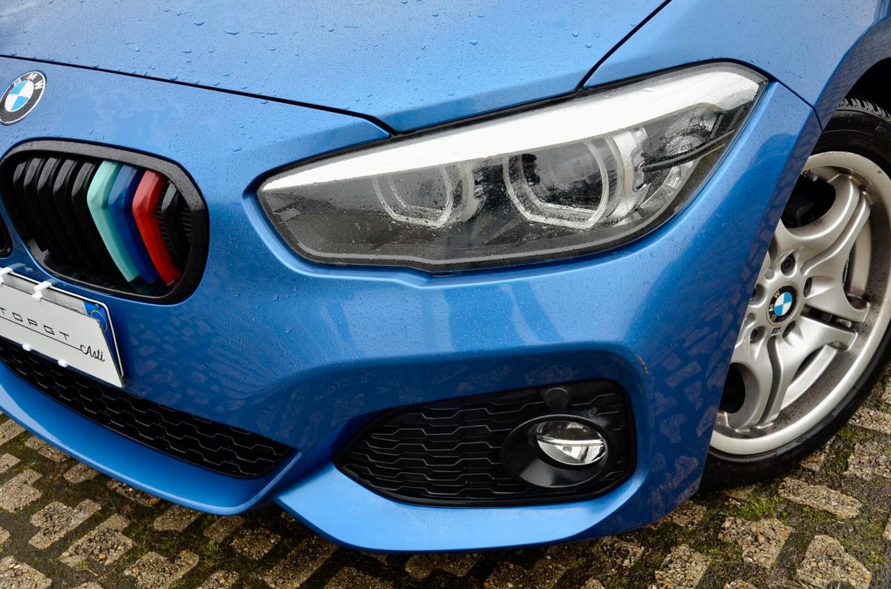 BMW 118i MSPORT 136cv, SERVICE BMW, EURO 6D, FULL LED, SEDILI RISCALDATI, 18", PERMUTE