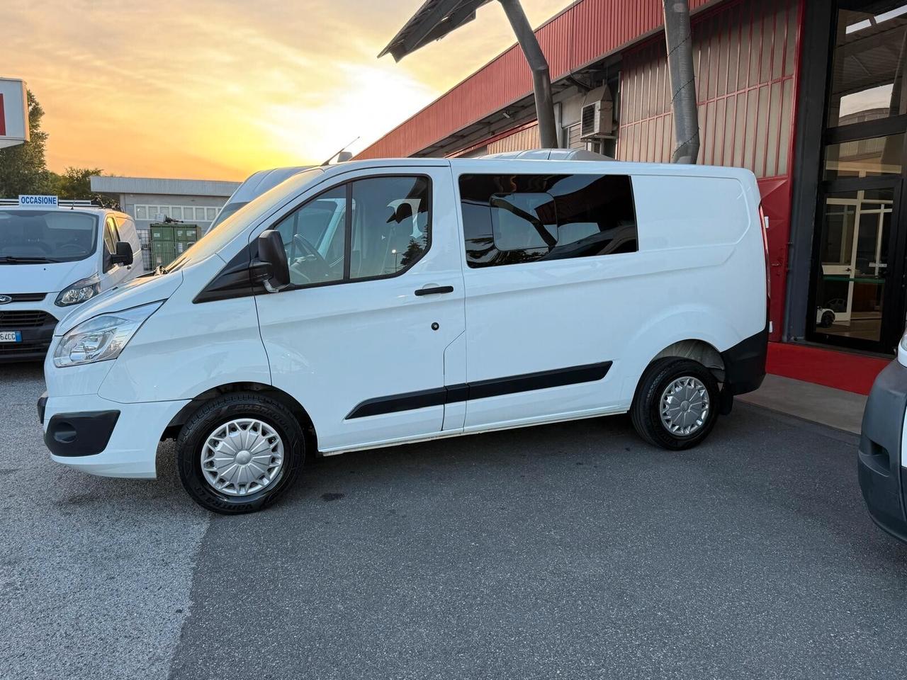 ford transit CUSTOM VAN 6 POSTI AUTOCARRO DOPPIA CABINA