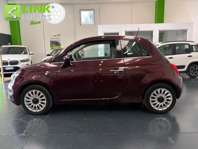 FIAT 500 1.2 Riva NEOP, KM CERT, TETTO, PELLE.