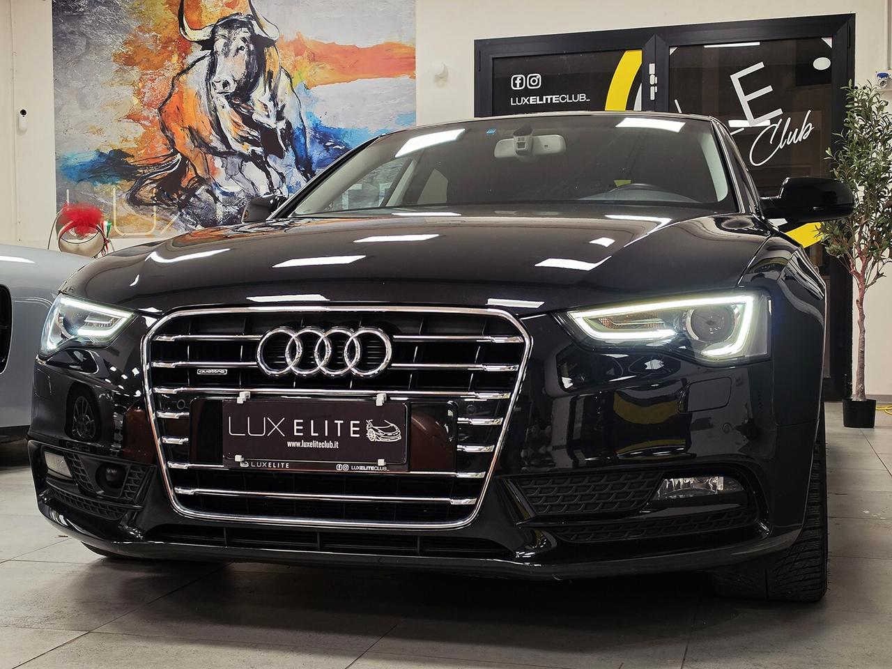 Audi A5 Sportback 2.0 tdi Edition quattro 190cv s-tronic NERO MYTHOS _ UNICO PROPRIETARIO GARANZIA 12 M