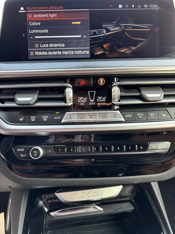 BMW X3 xdrive20d mhev 48V Msport auto FARI LASER-NAVI-19"