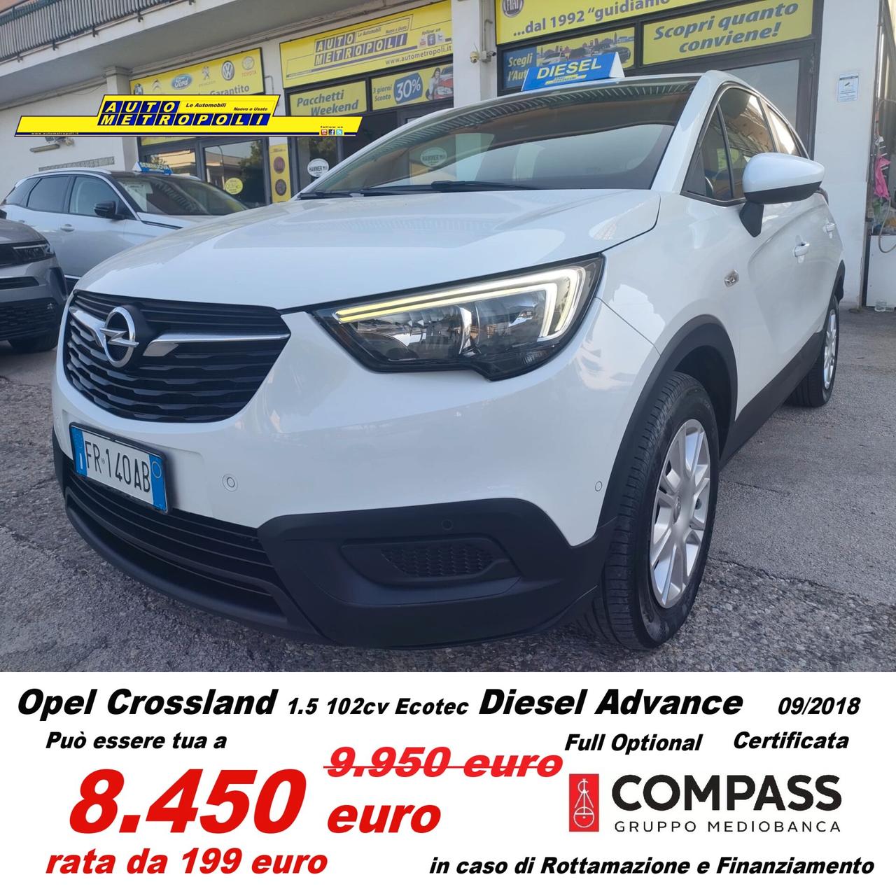 Opel Crossland 1.6 102cv Ecotec D S&S Advance