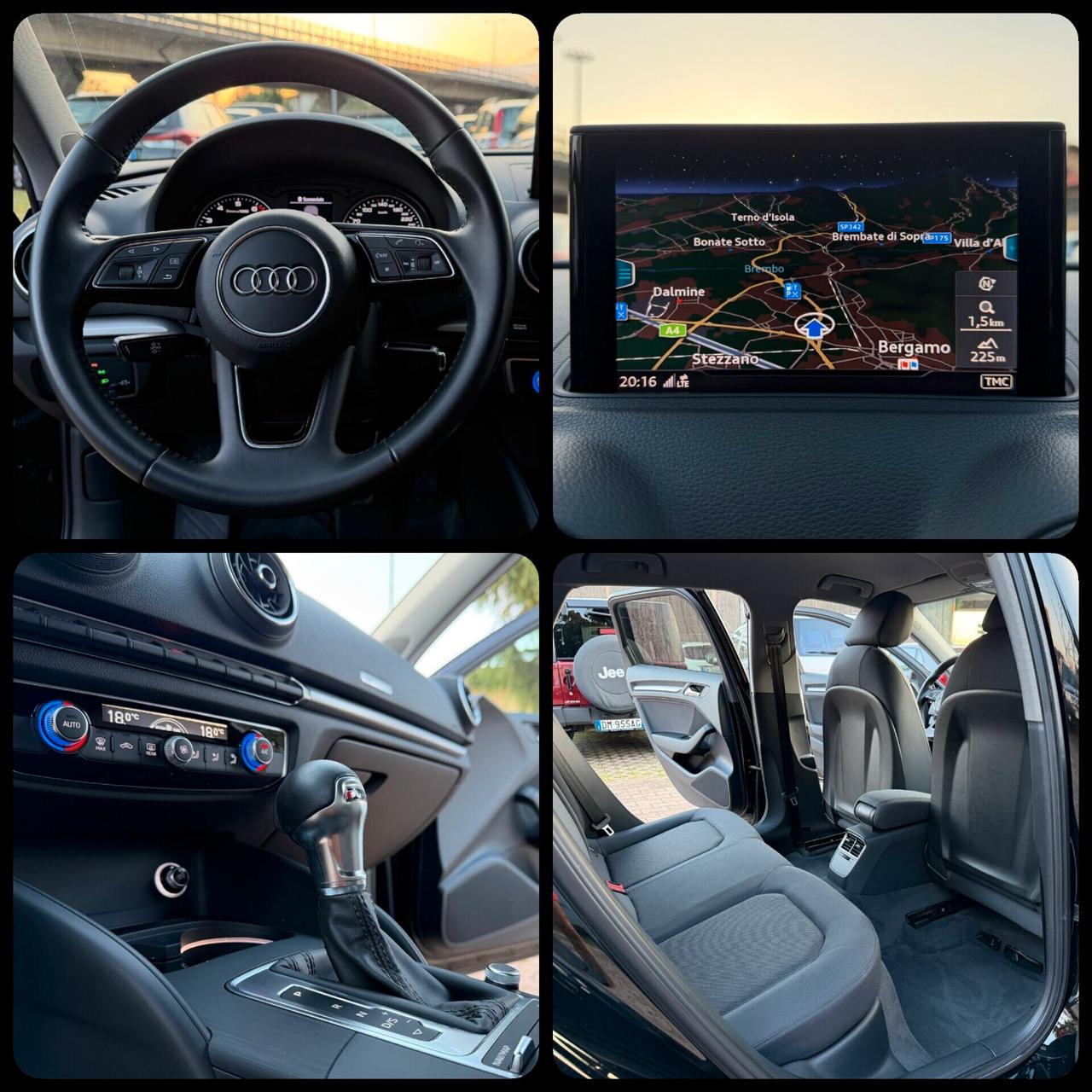 Audi A3 SPB 30 TFSI S tronic AUTOMATICA NAVIGA CRUISE SENSORI PDC