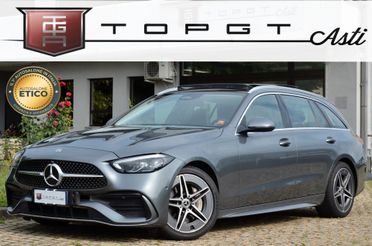 MERCEDES-BENZ C22Od MILD HYBRID PREMIUM AMG LINE 200cv AUTO, UNICO UTILIZZATORE, EURO 6D, TETTO, RETROCAMERA, NAVI, LUCI AMBIENTE, PERMUTE