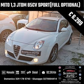 MiTo 1.3 JTDm 85 CV S&S Pelle Climatronic navi Full full